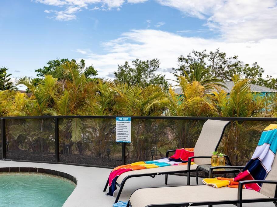 Englewood, Manasota Keys - 2 Bedroom Luxury Villa, Pool, Game Room, 6 Min To Beaches Next To Canal Extérieur photo